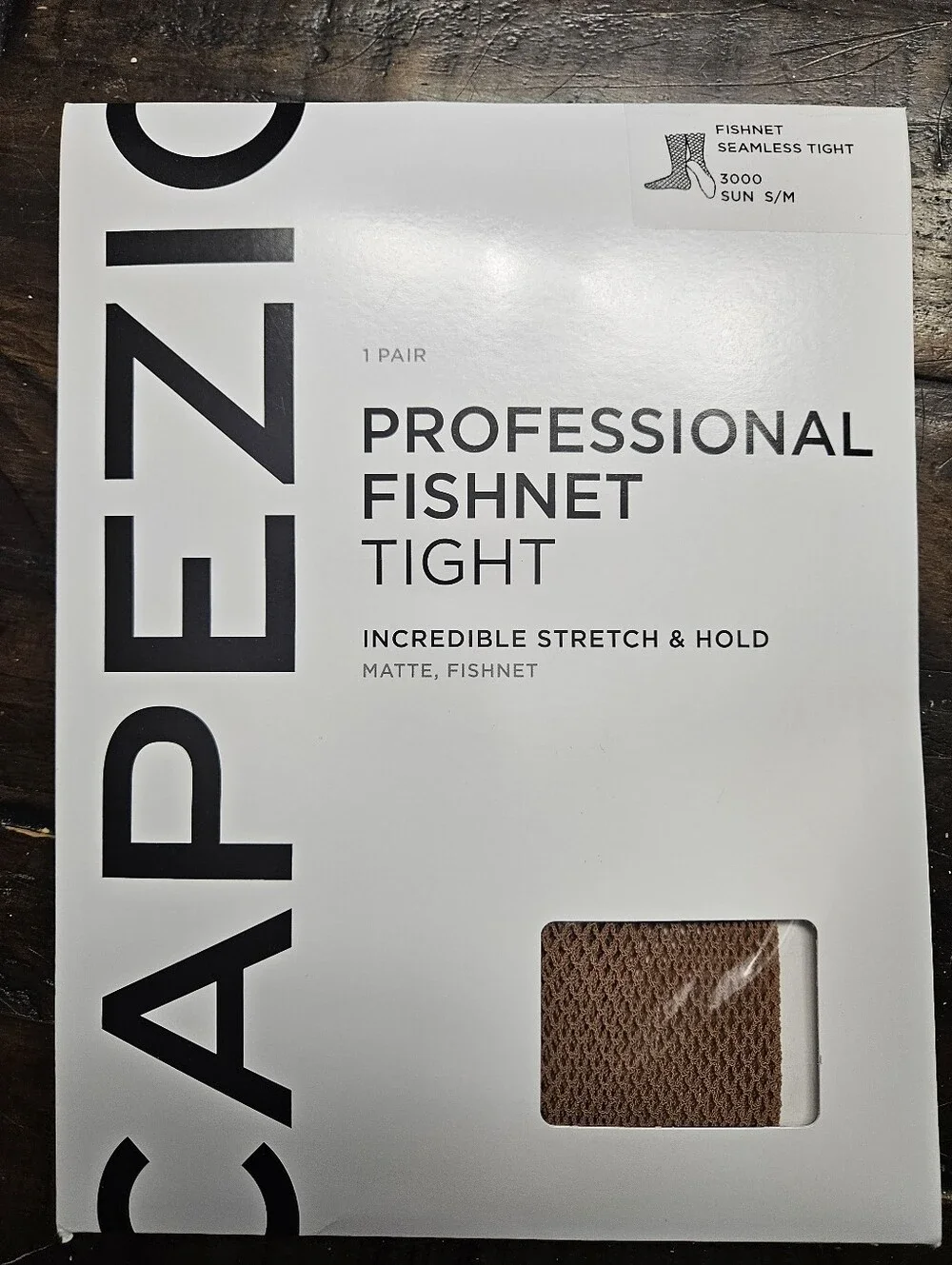 Capezio Professional Fishnet Tights 3000 Sun